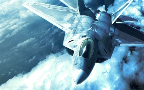 Ace Combat X, F-22 Raptor - обои для рабочего стола, картинки, фото