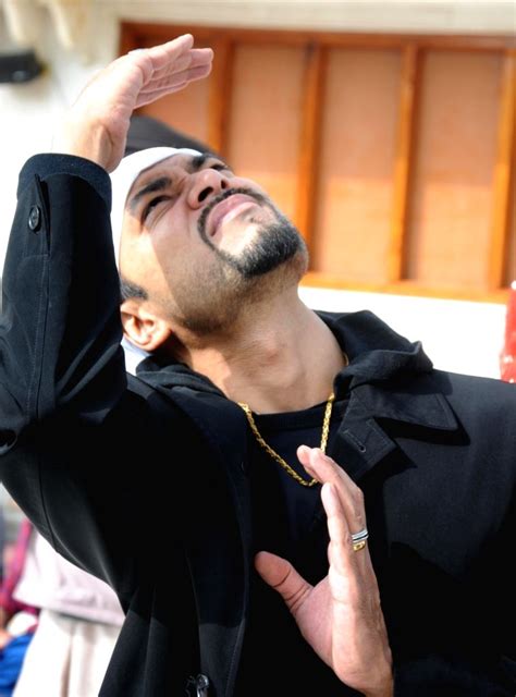 Rapper Bohemia at Golden Temple