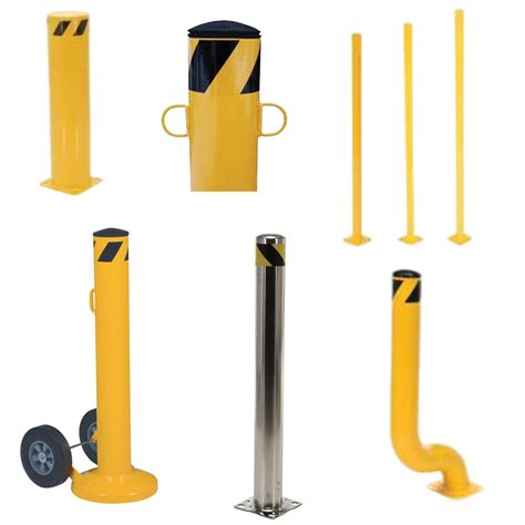 Steel Bollards for Warehouse Safety - Material Flow & Conveyor Systems Inc.