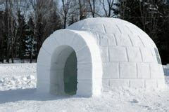 Igloo. Eskimos Village. Stock Photo 115381643 - Megapixl