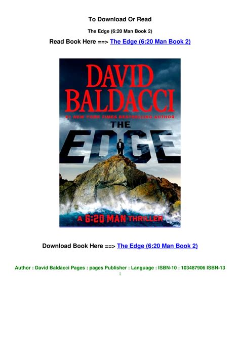 download ePub The Edge 6 20 Man Book 2 By David Baldacci.pdf | DocDroid