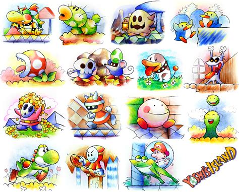 Yoshi's Island - Full Collection by NeoZ7 on DeviantArt