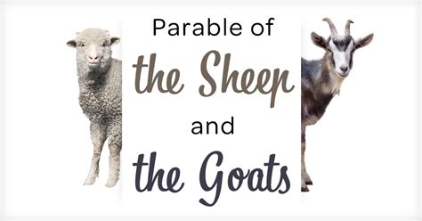 Parable of the Sheep and the Goats