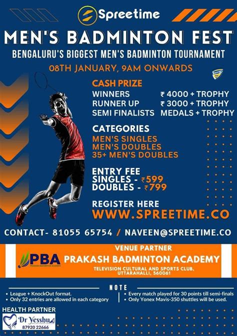 Badminton Tournaments List In Bangalore