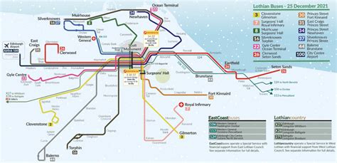 Lothian's 2021 Festive Timetables - Lothian Buses