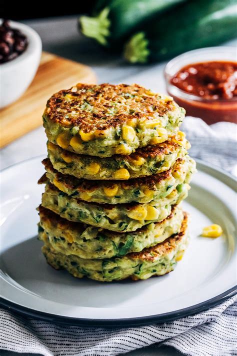 Healthy Zucchini Corn Fritters - Making Thyme for Health | Recipe | Zucchini fritters, Corn ...