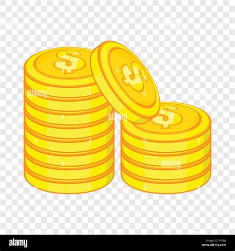 Stack of gold coins icon, cartoon style Stock Vector Image & Art - Alamy