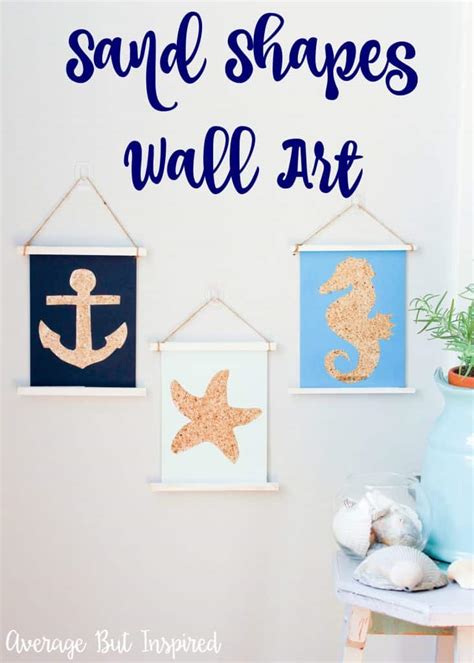 DIY Sandy Shapes Wall Art