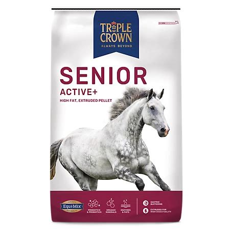 Triple Crown Senior Active+ Horse Feed, 40 lb. Bag at Tractor Supply Co.