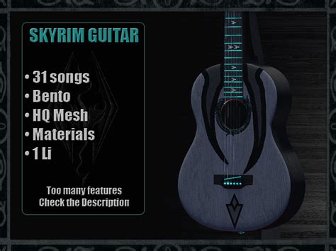 Second Life Marketplace - Skyrim Guitar