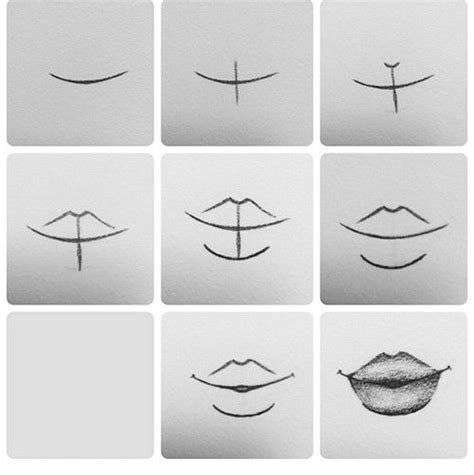 Tutorial. How to draw lips :) | Faces - easy features | Pinterest ...