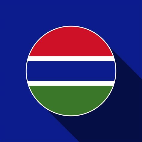 Country Gambia. Gambia flag. Vector illustration. 9487686 Vector Art at ...