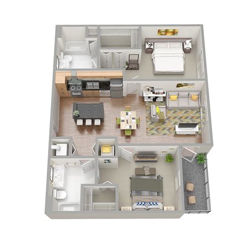 Sims 4 House Plans Blueprints / 3D Floor Plans #apartmentfloorplans ...