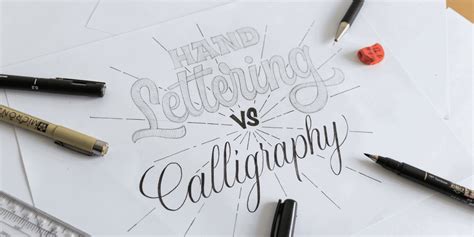 The Difference Between Hand Lettering And Calligraphy? | Lettering Daily