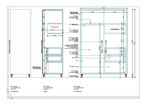 Wardrobe Detail DWG Detail for AutoCAD • Designs CAD | Furniture details drawing, Wardrobe ...