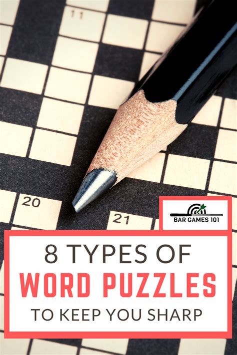 8 Types of Word Puzzles to Keep You Sharp | Word puzzles, Spelling for ...