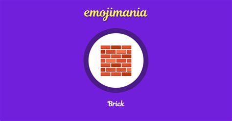 🧱 Brick emoji Copy & Paste - Emojimania