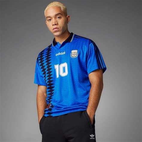 Men's Clothing - Argentina 1994 Away Jersey - Blue | adidas Oman