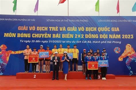 Cần Thơ và Khánh Hòa đăng quang chức vô địch giải bóng chuyền bãi biển ...