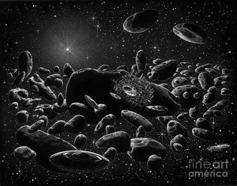 Outer Space Pencil Drawings