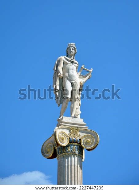 Statue God Apollo Outside Neoclassical Building Stock Photo 2227447205 ...