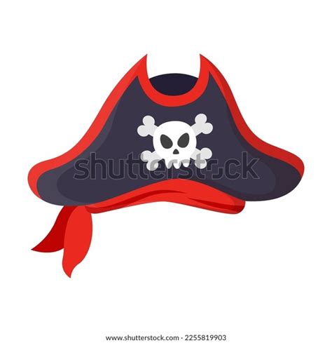 Pirate Hat Vector Illustration Cartoon Pirate Stock Vector (Royalty ...