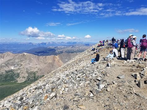 Summit of Gray's Peak, CO. For anyone intending on hiking this 14er ...