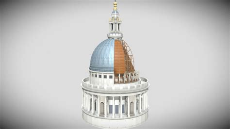 St. Paul's Cathedral Dome - London - Download Free 3D model by Myles Zhang (@mdzhang) [a4f76d8 ...