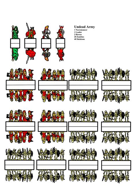 Free Printable Templates For Miniatures