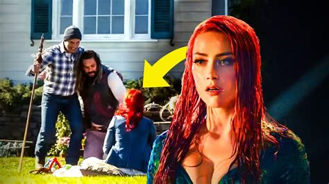 Aquaman 2's New Trailer Hides Amber Heard's Mera In Hilarious Fashion ...