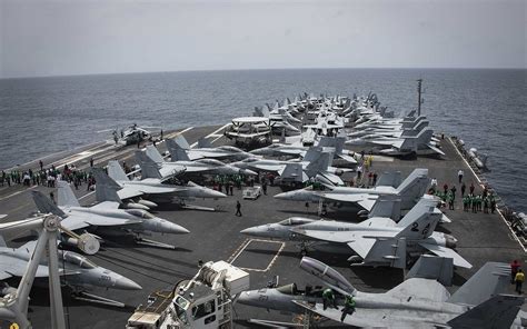 US aircraft carrier seen as barometer of tensions with Iran | The Times ...