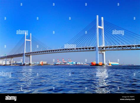 Yokohama Bay Bridge Japan Stock Photo - Alamy