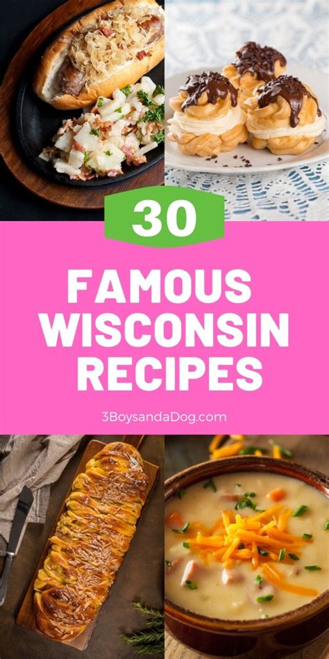 Famous Wisconsin Recipes - 3 Boys and a Dog