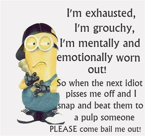 You wouldn't let the pregnant lady in jail would you? | Minions funny ...