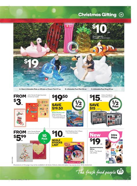 Woolworths Catalogue 7 December – 13 December 2016. It's the Season for Savings!