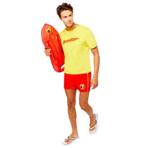 Baywatch Beach Lifeguard - Adult Costume | Party Delights