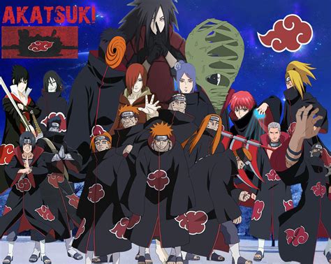 Naruto Shippuden Akatsuki Members