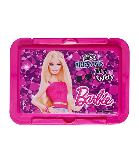 Barbie Pink Lunch Box & Water Bottle - Combo: Buy Online at Best Price ...