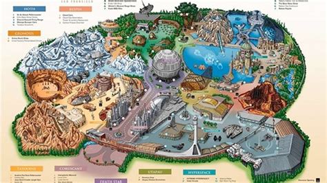 Artist creates magical map for Disney's future Star Wars Land | Fox News