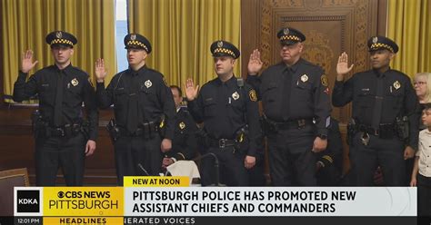 Pittsburgh Police promote new assistant chiefs and commanders - CBS ...