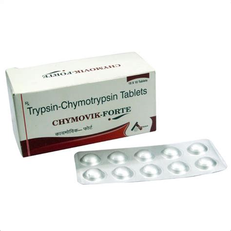 Trypsin Chymotrypsin Tablets Manufacturer, Supplier In Sonipat, Haryana