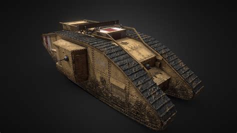 Mark V WW1 Tank - 3D model by NeverSleep [700c267] - Sketchfab