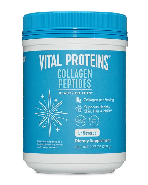 Vital Proteins Collagen Peptides + Beauty Supplement Powder, 7.37 oz ...