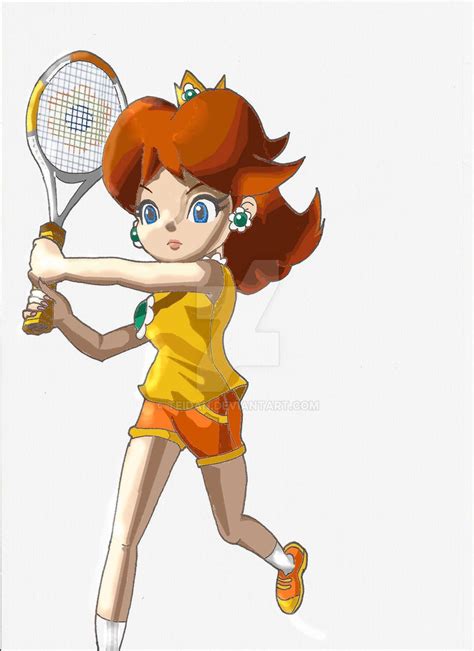 Princess Daisy - Mario Tennis NGC by Teidan on DeviantArt