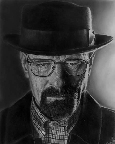 heisenberg breaking bad Drawing by paresh kharva | Saatchi Art