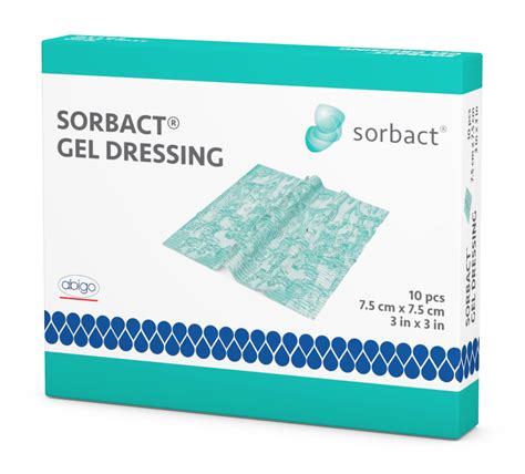 Sorbact® Gel Dressing 7,5 x 7,5cm - Verman