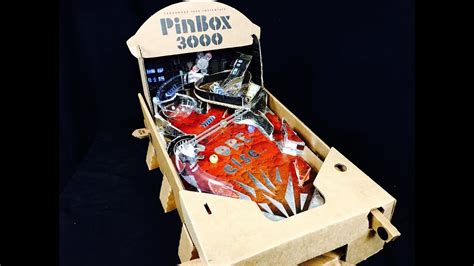 PinBox 3000 DIY Cardboard Pinball Machine - YouTube