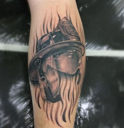 50 Firefighter Tattoos For Men - Masculine Fireman Ideas