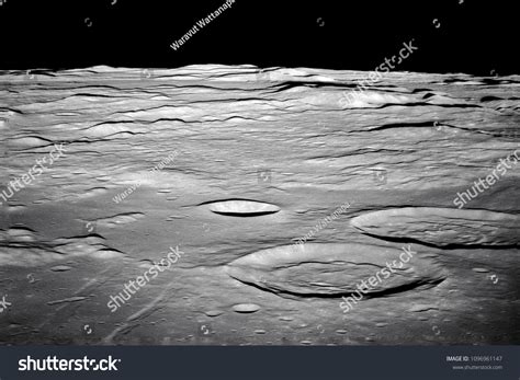 Moon Surface Image Moon Showing Landing Stock Photo 1096961147 ...