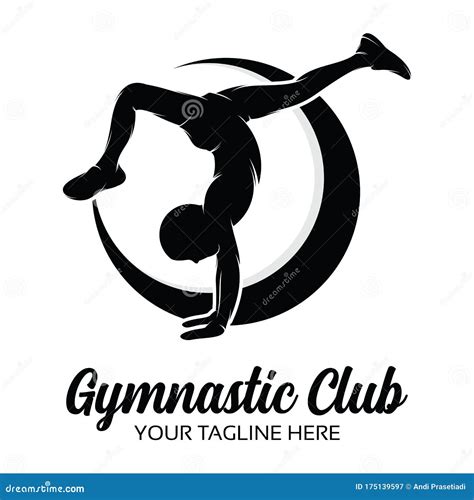 Gymnastics Logo Vector Illustration | CartoonDealer.com #57557406